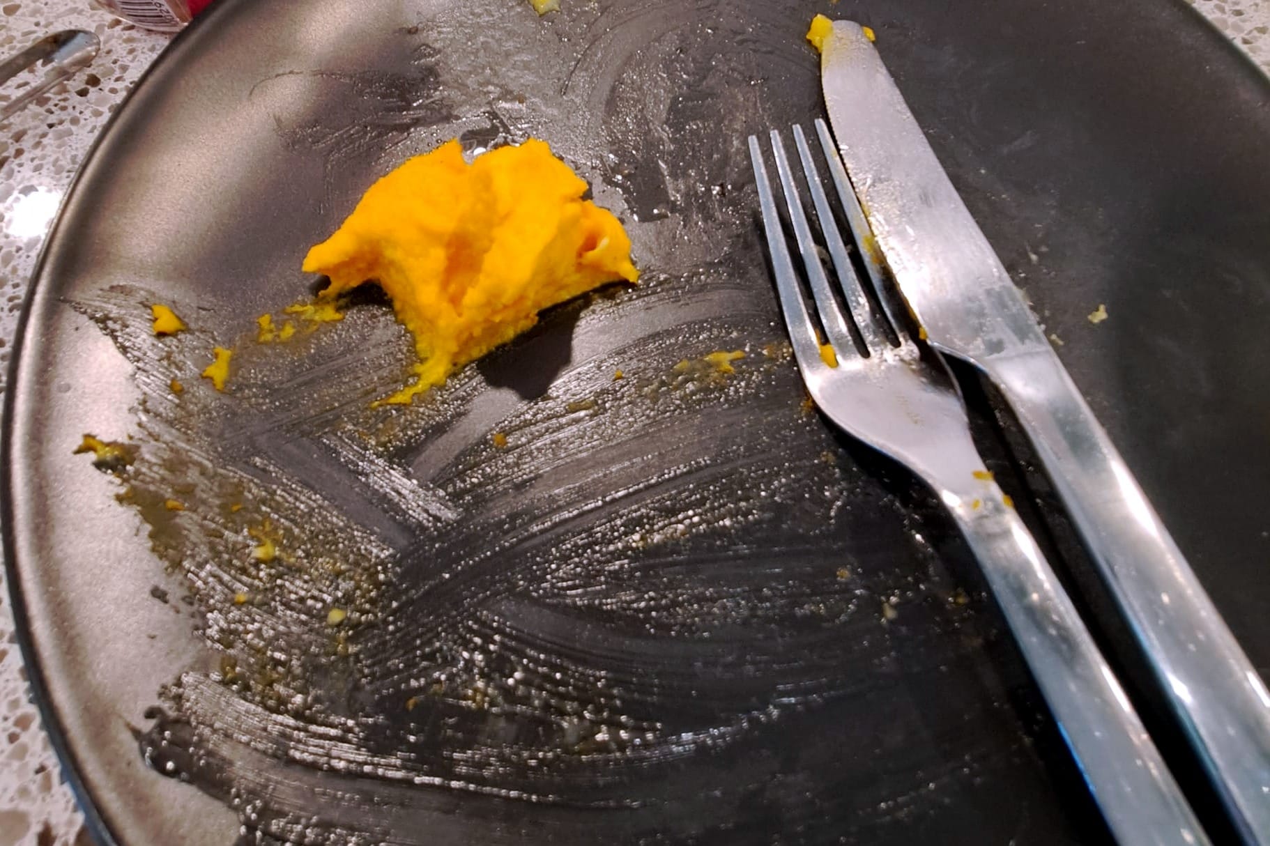 leftovers on a plate