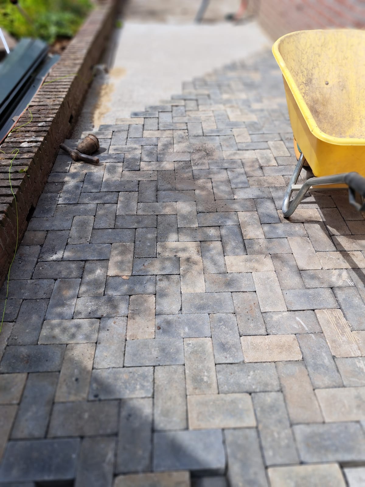 Paved drive way