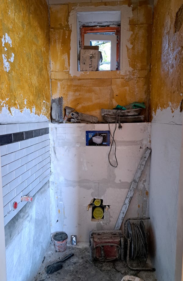 We are indeed renovating, again..