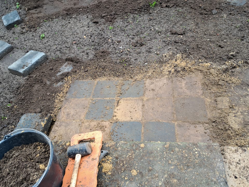 Side garden Sunday..